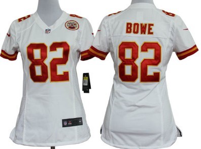 Nike Womens Team Jersey Kansas City Chiefs 82 Dwayne Bowe White Game